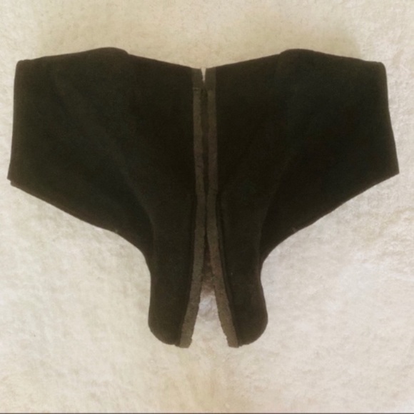 Stuart Weitzman Black Wedge Bootie - Picture 5 of 8